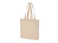 SHOPPER IN COTONE CON SOFFIETTO